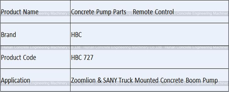 HBC 727 Remote Controller with LCD Screen（6 booms）