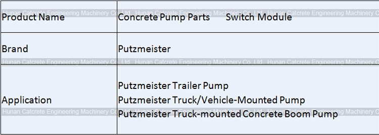 Putzmeister Concrete Pump Switch Module