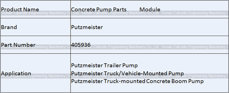 Putzmeister Concrete Pump Module 405936