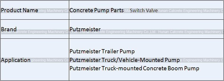 Putzmeister Switch Valve