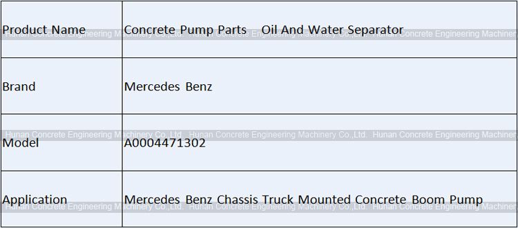 Mercedes Benz Filter Oil And Water Separator A0004471302