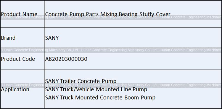 SANY Mixing Seal Cone A820203000030