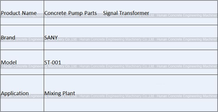 SANY signal transformer ST-001