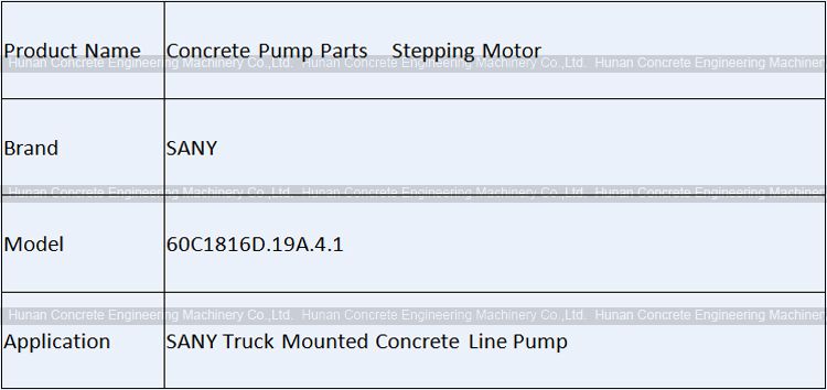 SANY Stepping Motor R312-01