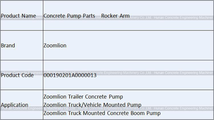 Zoomlion Swing Lever Shaft 000190201A0000013