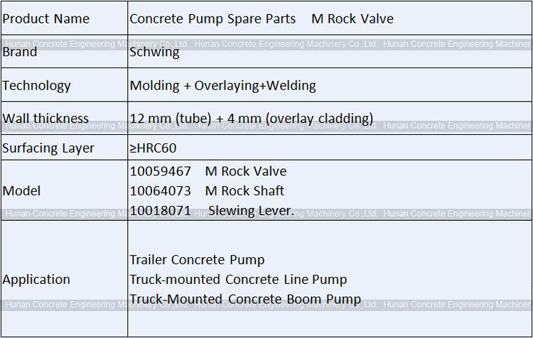 Schwing M Rock Valve 10059467 