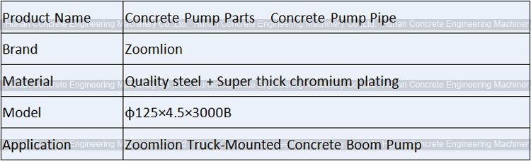 Seamless Single Layer Pipe DN125x4.5x3000B