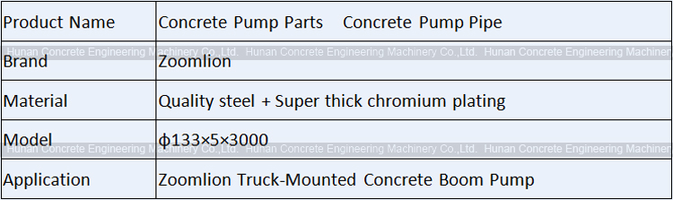 Seamless Single Layer Pipe DN133x5x3000