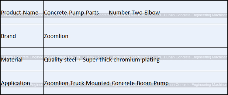 Boom Pump No. 2 Elbow for Truck Mounted Concrete Boom Pump