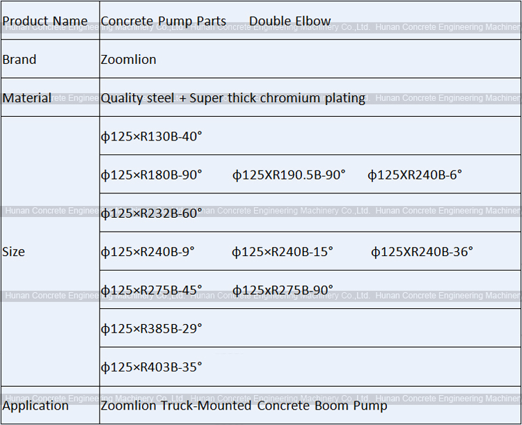 Concrete Boom Pump Elbow