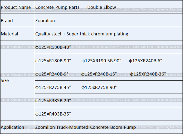 Concrete Boom Pump Elbow