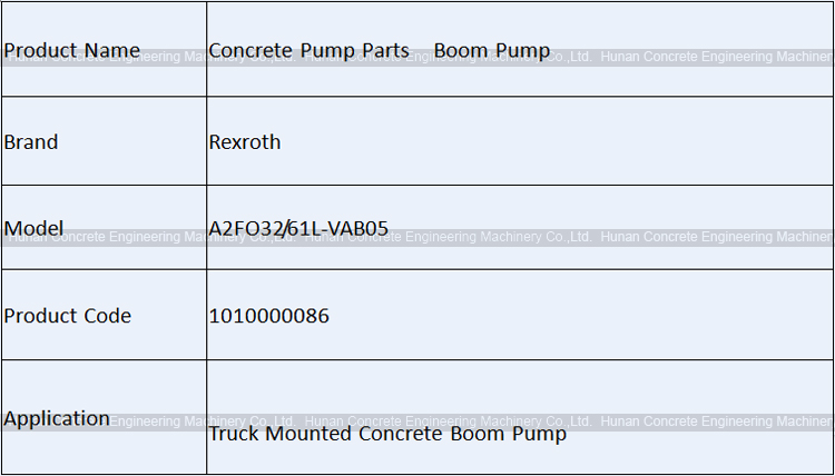 Genuine Germany Rexroth A2FO32/61L-VAB05 Boom Pump