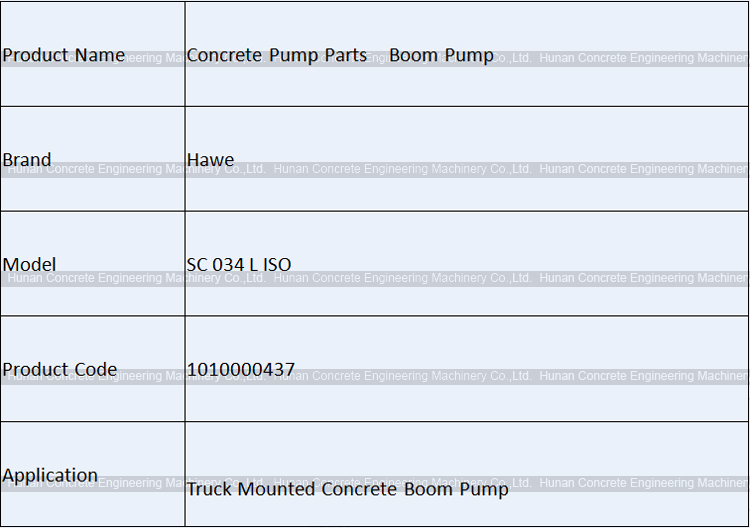 Genuine Germany Hawe SC 034 L ISO Boom Pump