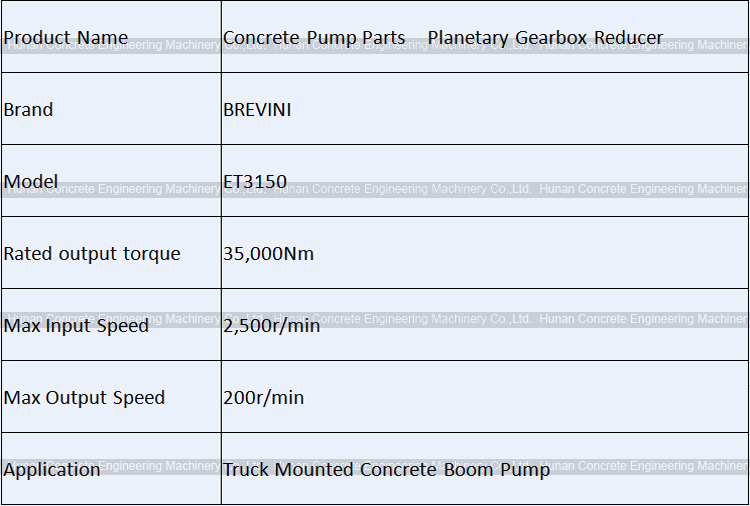 BREVINI ET3150 Reducer Planetary Gearbox