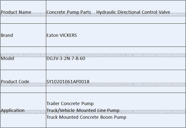 Eaton VICKERS DG3V-3-2N-7-B-60 Small Hydraulic Directional Control Valve