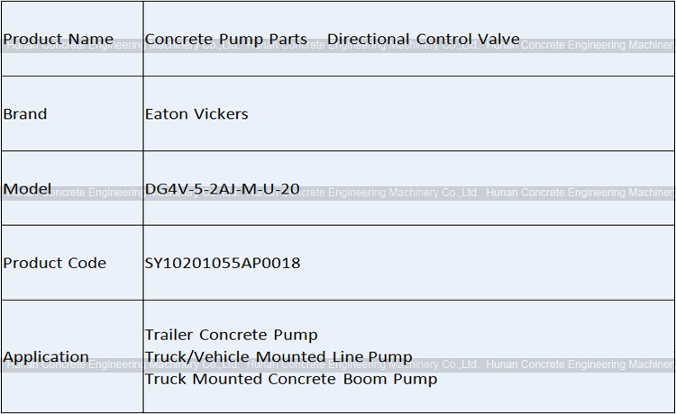 Eaton Vickers DG4V-5-2AJ-M-U-20 Directional Control Valve