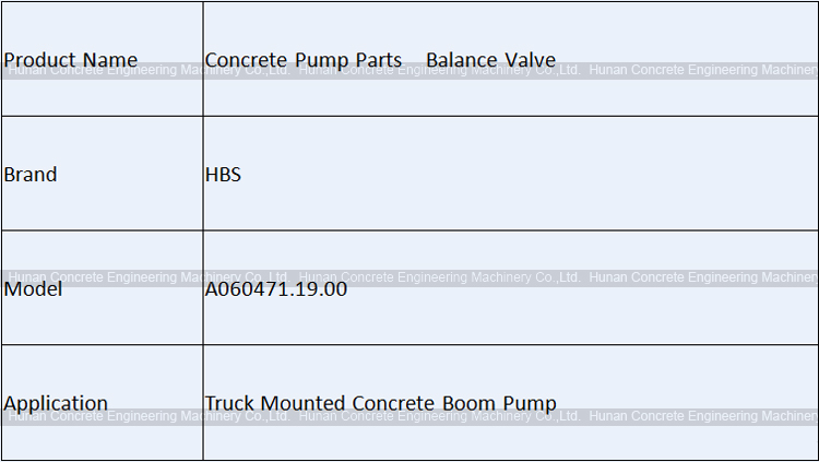 HBS Balance Valve 08395503423500A