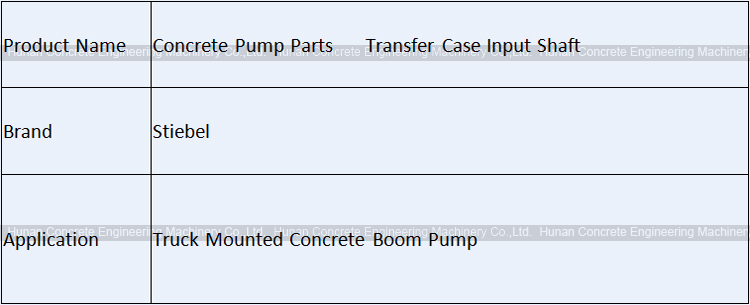 Stiebel Transfer Case Input Shaft Axis