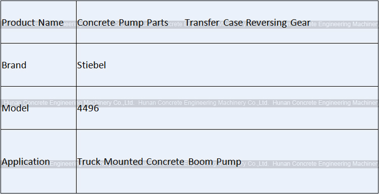 Concrete Pump Parts Stiebel 4496 PTO Transfer Case Sliding Cluth