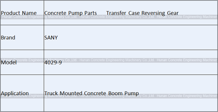 Concrete Pump Parts SANY PTO Transfer Case Sliding Cluth