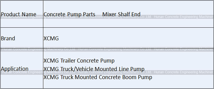 XCMG Concrete Pump Mixer Shaft