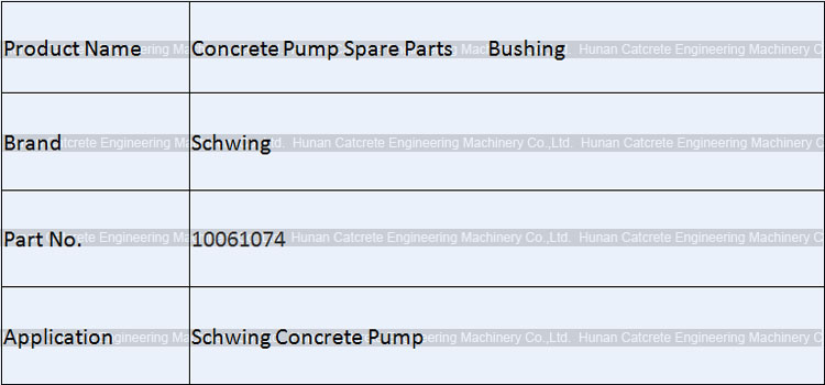 Schwing Concrete Pump Support 10061074