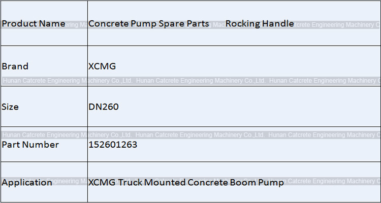 XCMG HB39K Concrete Pump Parts Rocking Handle Swing Lever Shaft 152601263