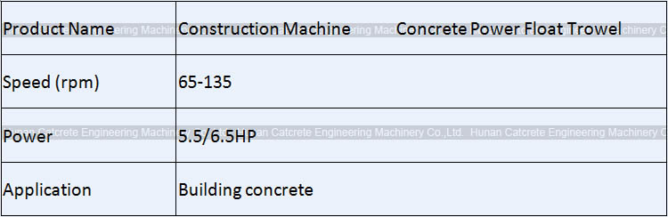 Concrete Power Float Trowel Machine