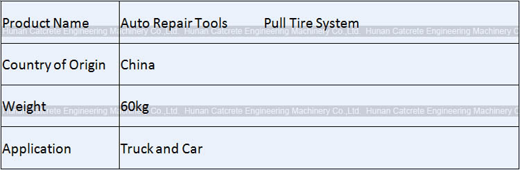 Auto Repair Tools Pull Tire System For Truck And Car