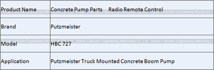 Genuine Putzmeister HBC 727 Radio Remote Control with Screen for Concrete Pump Machine Use